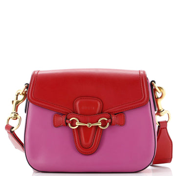 Gucci Lady Web Shoulder Bag Leather Medium