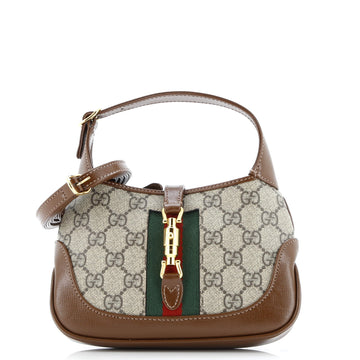 Gucci Jackie 1961 Hobo GG Coated Canvas Mini