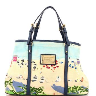 Louis Vuitton Ailleurs Cabas Limited Edition Printed Canvas PM