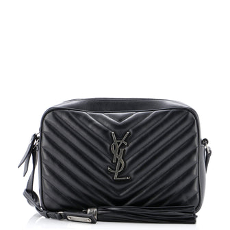 Saint Laurent Lou Camera Bag Matelasse Chevron Leather Small