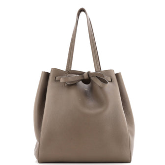 Celine Phantom Tie Cabas Tote Leather Small