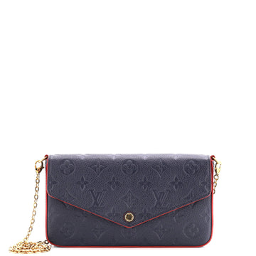 Louis Vuitton Felicie Pochette Monogram Empreinte Leather