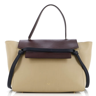 Celine Bicolor Belt Bag Leather Medium