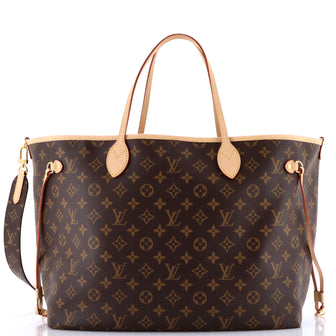 Louis Vuitton Neverfull Bandouliere Inside Out Monogram Canvas with Leather GM