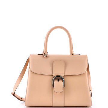 Delvaux Brillant Top Handle Bag Leather MM