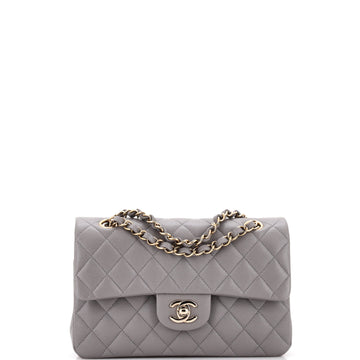 Chanel Classic Double Flap Bag Quilted Caviar Small