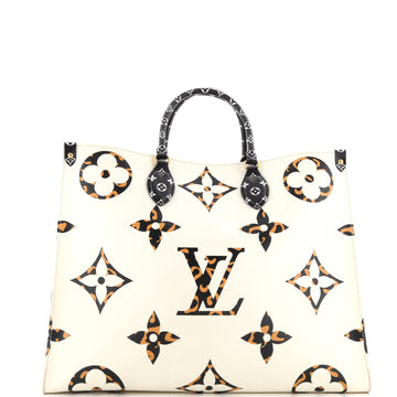 Louis Vuitton OnTheGo Tote Limited Edition Jungle Monogram Giant GM