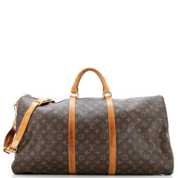 Louis Vuitton Keepall Bandouliere Bag Monogram Canvas 60