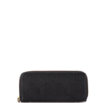 Louis Vuitton Clemence Wallet Monogram Empreinte Leather