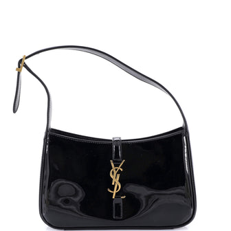 Saint Laurent Le 5 a 7 Hobo Patent Small