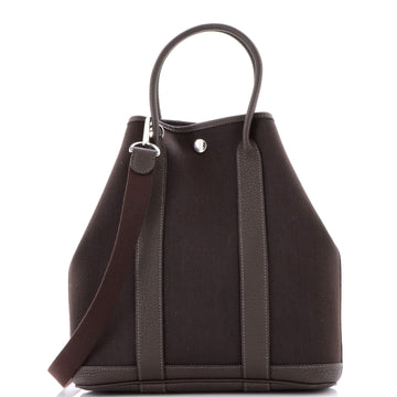 Hermes Garden File Tote Toile and Leather 28