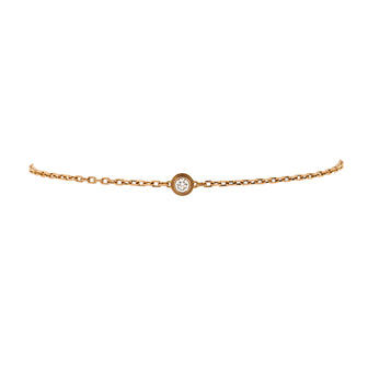 Cartier D'Amour Bracelet 18K Rose Gold and Diamond Small