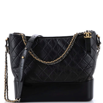 Chanel Gabrielle Hobo Quilted Aged Calfskin Large