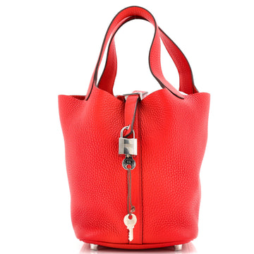 Hermes Picotin Lock Bag Clemence PM
