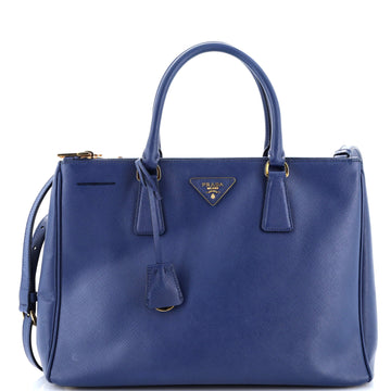 Prada Double Zip Lux Tote Saffiano Leather Large