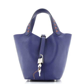 Hermes Picotin Lock Bag Tressage Epsom PM