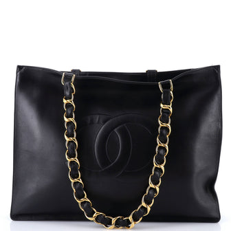 Chanel Vintage CC Chain Tote Lambskin XL