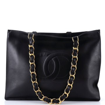 Chanel Vintage CC Chain Tote Lambskin XL