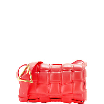 Bottega Veneta Cassette Crossbody Bag Padded Maxi Intrecciato Leather Small