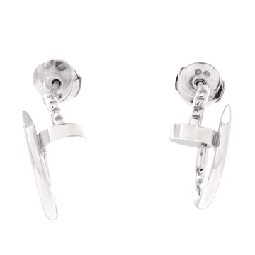 Cartier Juste un Clou Hoop Earrings 18K White Gold Small