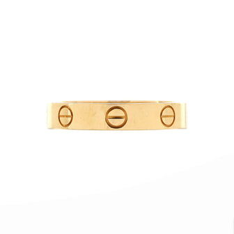 Cartier Love Wedding Band Ring 18K Yellow Gold