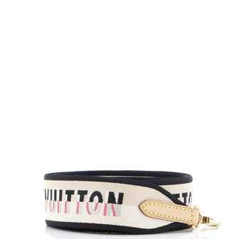 Louis Vuitton Logo Shoulder Strap Jacquard Wide