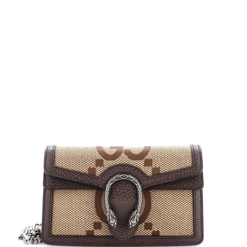 Gucci Dionysus Bag Jumbo GG Canvas Super Mini