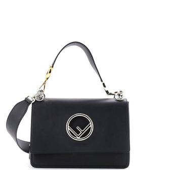Fendi Kan I F Shoulder Bag Leather Medium