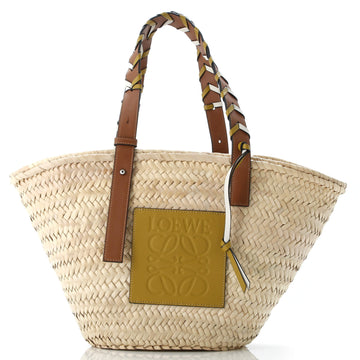 Loewe Braided Handle Basket Tote Raffia Medium
