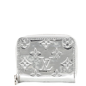 Louis Vuitton Zippy Coin Purse Monogram Mirror Coated Canvas