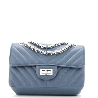 Chanel Reissue 2.55 Flap Bag Chevron Aged Calfskin Mini
