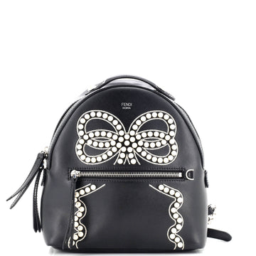 Fendi By The Way Flowerland Backpack Embellished Leather Mini
