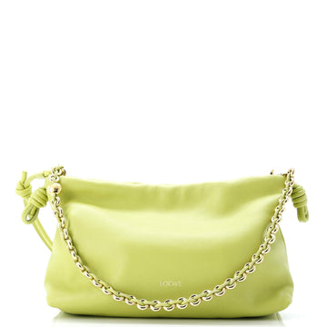 Loewe Flamenco Knot Chain Purse Bag Leather Medium
