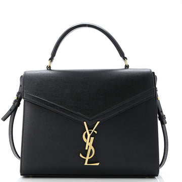 Saint Laurent Cassandra Top Handle Bag Leather Medium