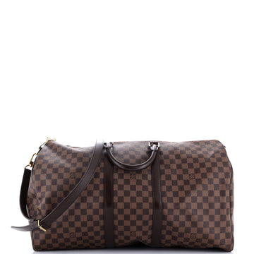 Louis Vuitton Keepall Bandouliere Bag Damier 55