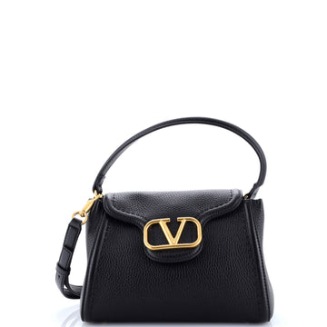 Valentino Garavani VLogo All Time Top Handle Bag Leather Small