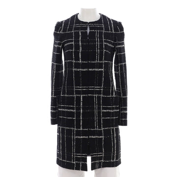 Chanel Women's Collarless Coat Tweed