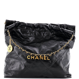 Chanel 22 Chain Hobo Quilted Calfskin Medium