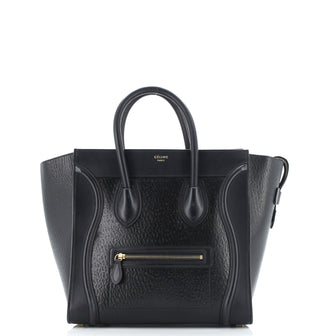 Celine Luggage Bag Grainy Leather Mini