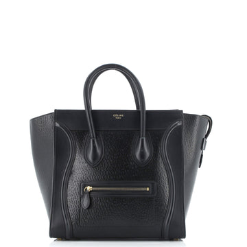 Celine Luggage Bag Grainy Leather Mini