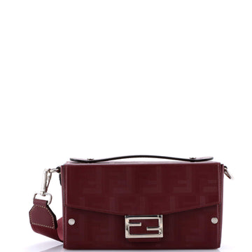 Fendi Baguette Soft Trunk Bag Zucca Leather