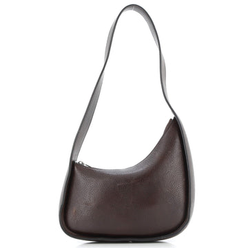 The Row Half Moon Shoulder Bag Leather