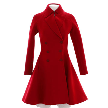 Alaia Women's Double Breasted Peacoat Wool