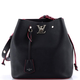 Louis Vuitton Lockme Bucket Bag Leather