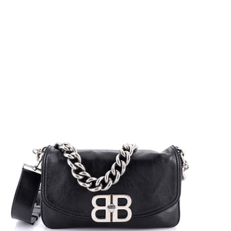 Balenciaga BB Soft Flap Bag Leather Small