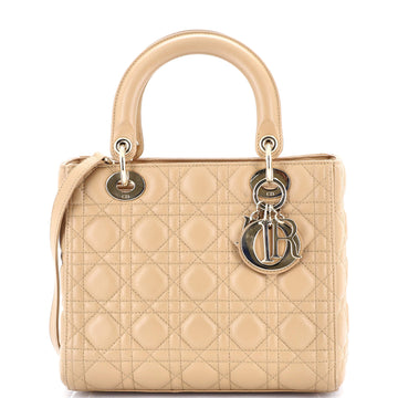 Christian Dior Lady Dior Bag Cannage Quilt Lambskin Medium