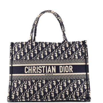 Christian Dior Book Tote Oblique Canvas Medium
