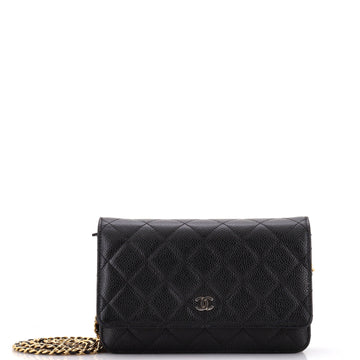 Chanel Wallet on Chain Quilted Caviar