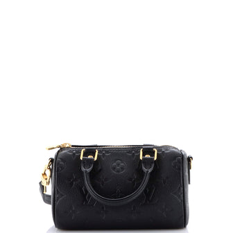 Louis Vuitton Speedy Bandouliere NM Bag Monogram Empreinte Leather Nano