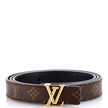Louis Vuitton LV Initiales Belt Monogram Canvas Thin